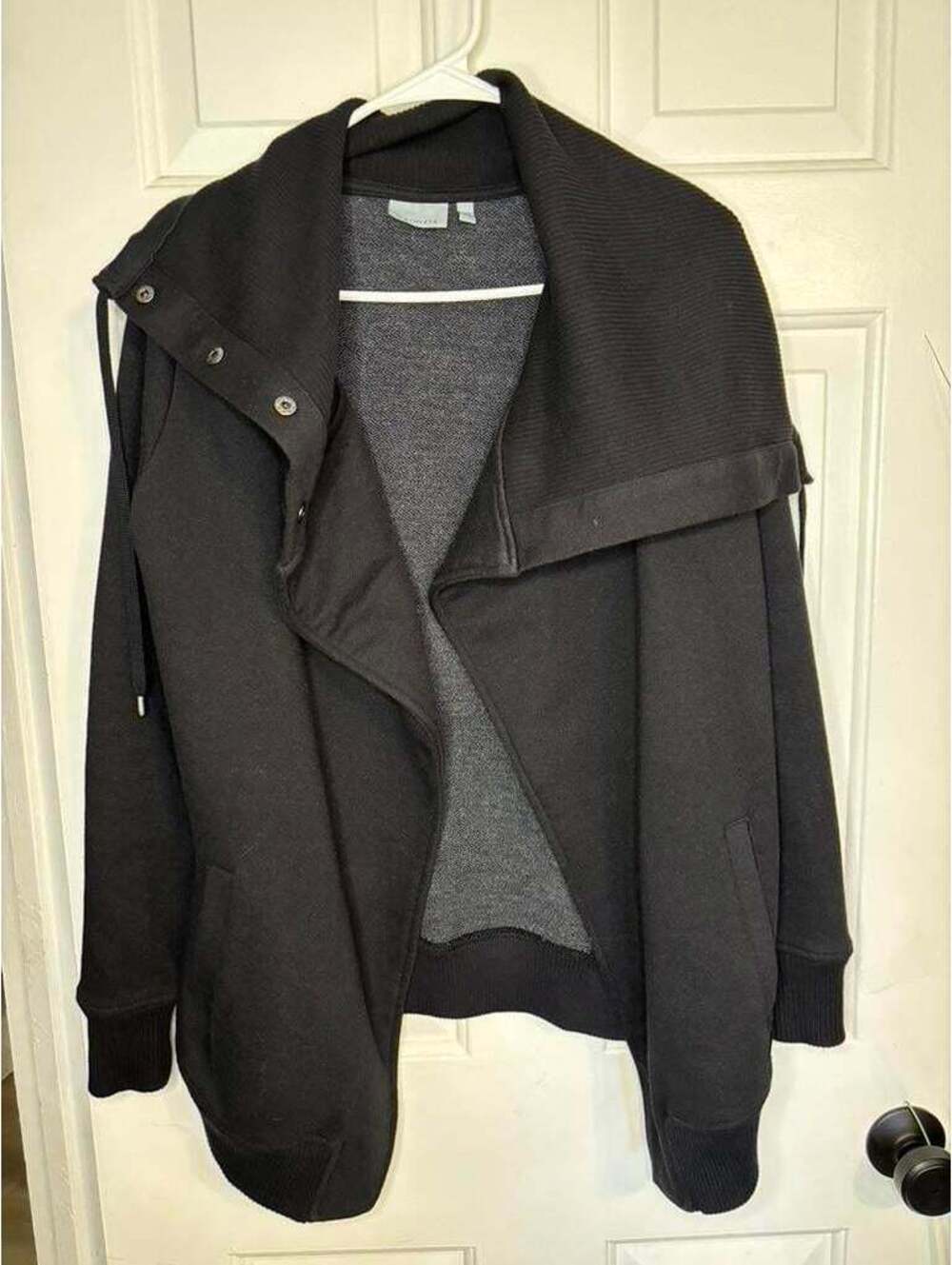 Athleta Wrappers Delight Open Jacket – Black – Size XXS